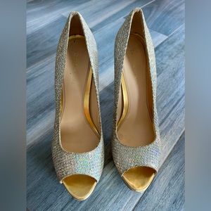 Silver & Gold Sparkly Heels